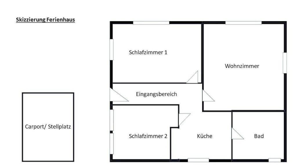 Ferienhaus Flessenow Am Schweriner See エクステリア 写真